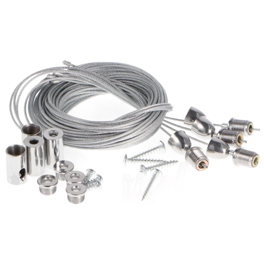 Kit pentru Montarea Suspendata Panourilor LED, Inaltime Reglabila - 1.5 Metri