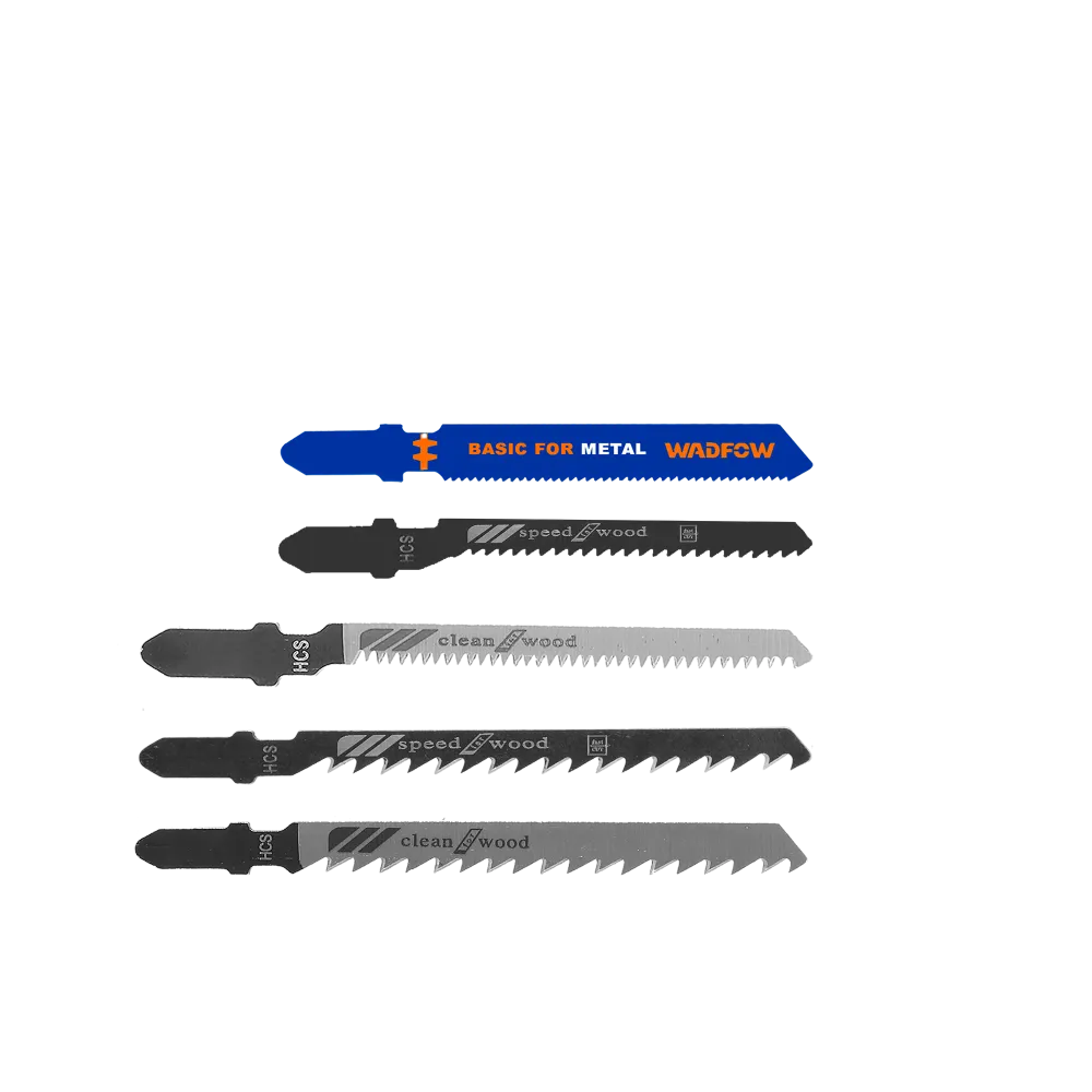 Set 5 lame fierastrau pendular Wadfow, pentru lemn, metal, aluminiu