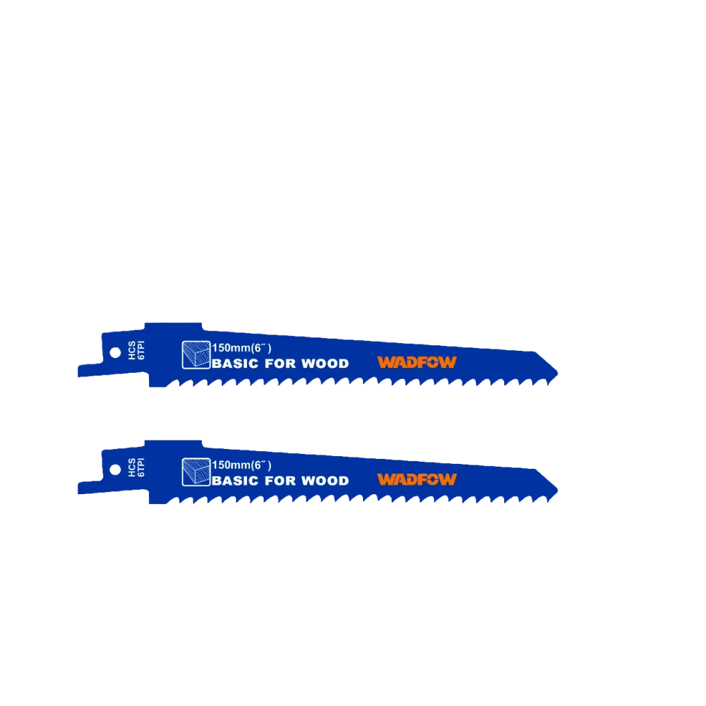 Set 2 lame fierastrau sabie pentru lemn Wadfow, otel, 150mm