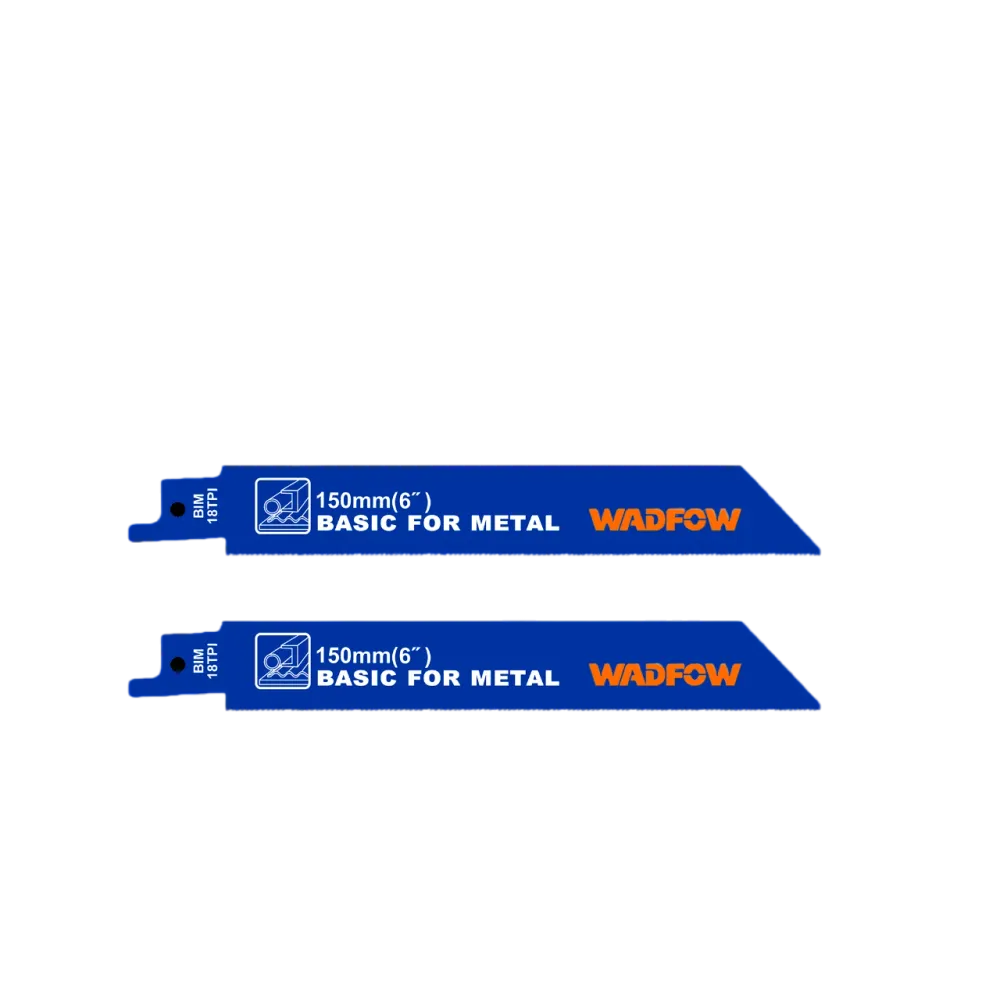 Set 2 lame fierastrau sabie pentru metal Wadfow, 150mm, 18TPI