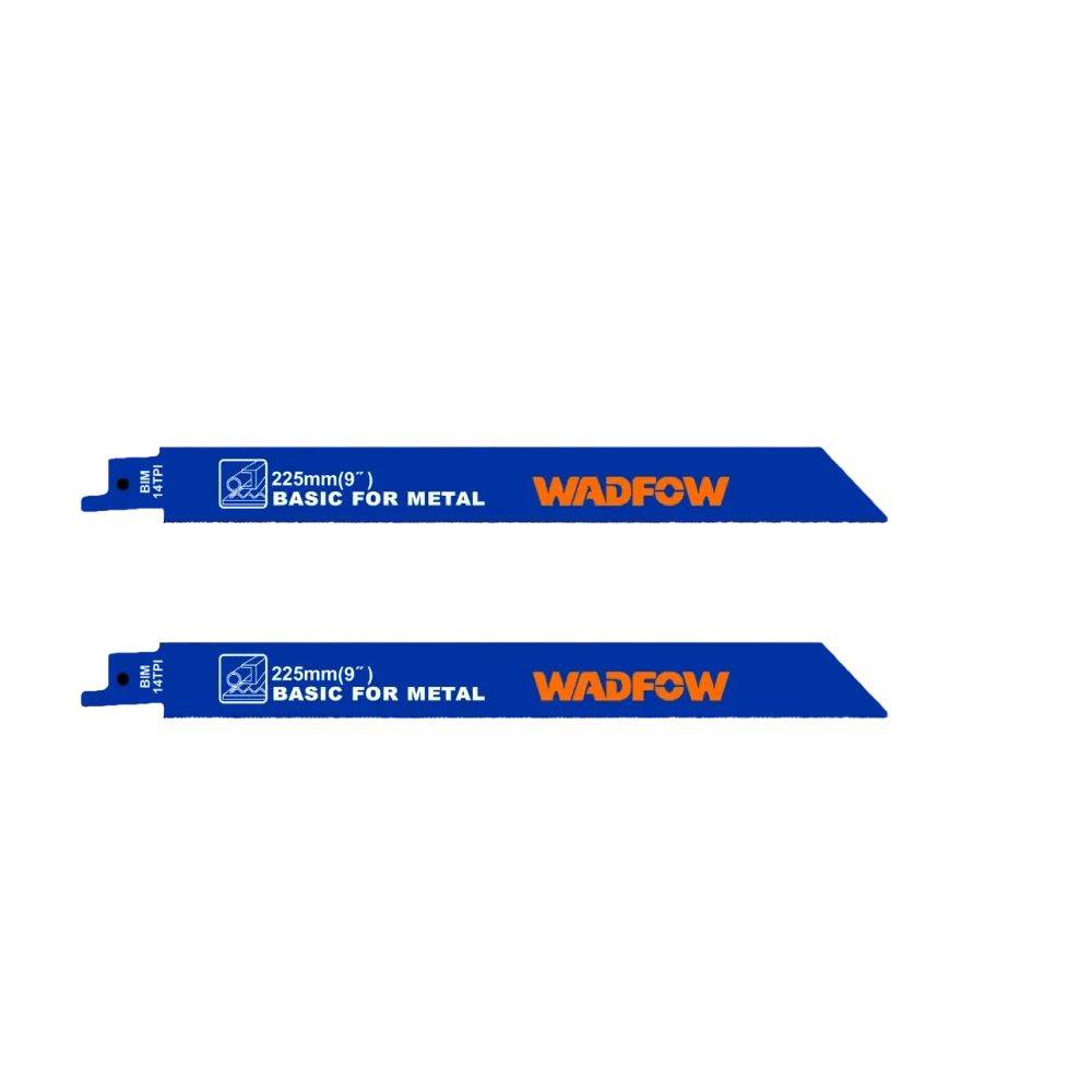 Set 2 lame fierastrau sabie pentru metal Wadfow, 225mm, 14TPI