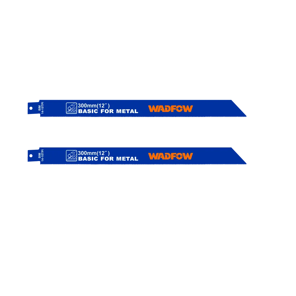 Set 2 lame fierastrau sabie pentru metal Wadfof, 300mm, 14-10TPI-BIM