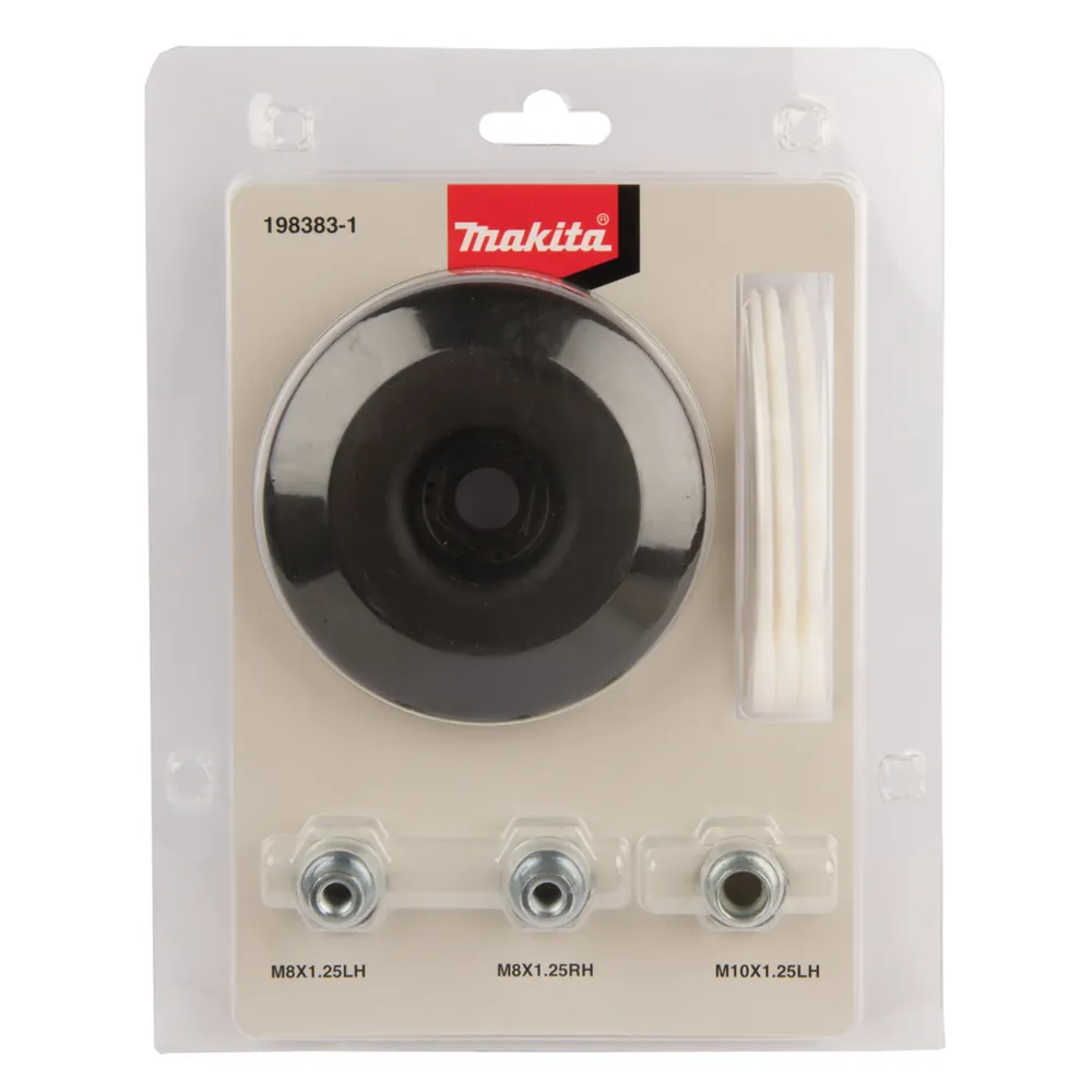 Cap de tăiere cu perii Makita 198383-1 Trei lame din plastic Ø 255 mm