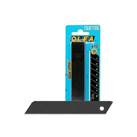 OLFA LBB-10B Lame negre de 18mm 10buc/set