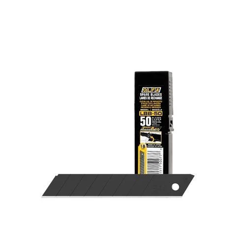 OLFA LBB-50 Negre lame de 18mm 50buc/set
