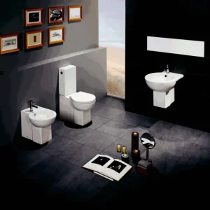 Set lavoar cu coloana Assimetrica