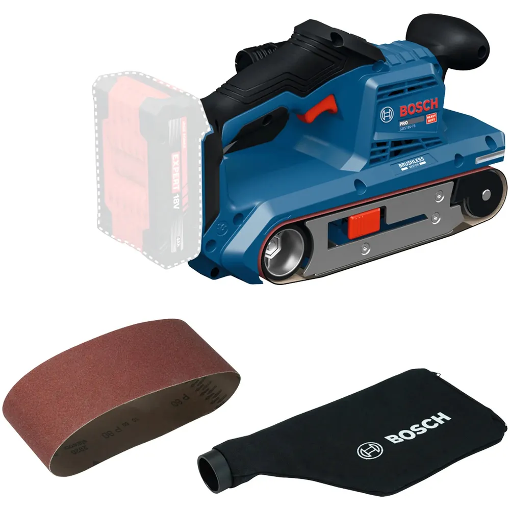 Șlefuitor cu bandă Bosch PRO GBS 18V-75