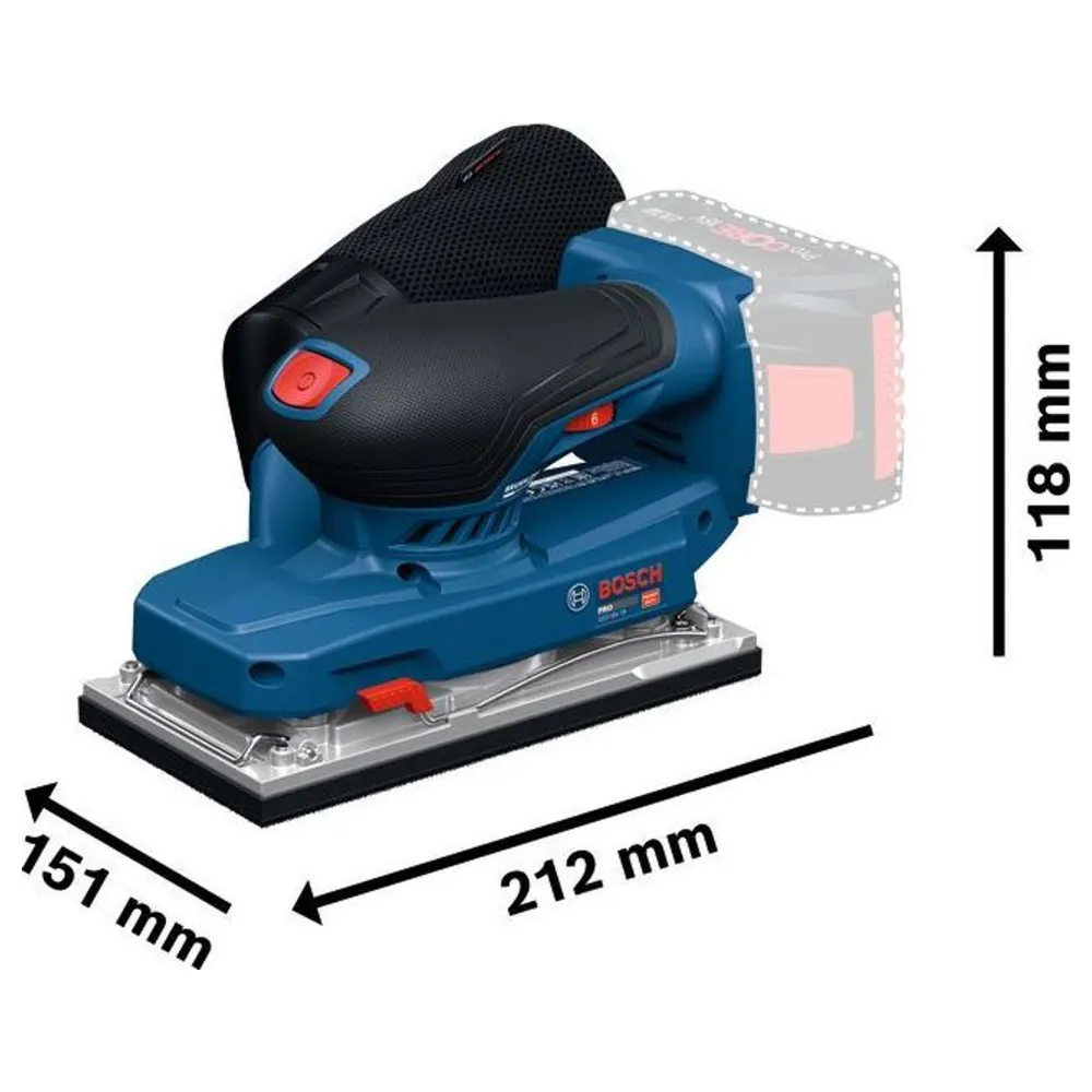 Șlefuitor Bosch GSS18V-18 PRO 18V