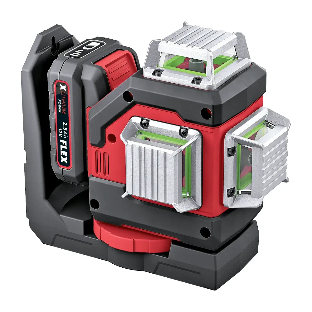 Kit laser încrucișat Flex ALC 3/360-G/R 12V 2.5Ah