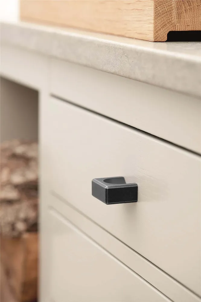 BUTON FURNIPART FOLD GRI ANTIC