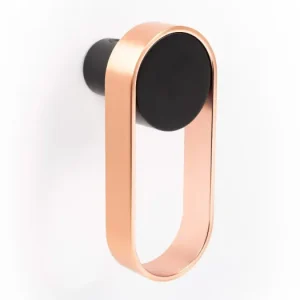 CUIER OVAL ORBIT NEGRU CU CUPRU
