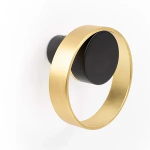 CUIER ROTUND ORBIT NEGRU CU AURIU