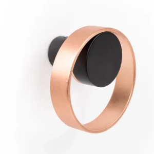 CUIER ROTUND ORBIT NEGRU CU CUPRU