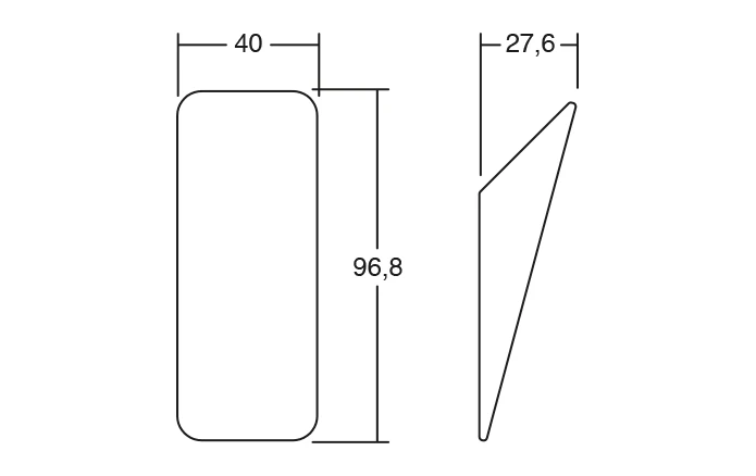 CUIER SWITCH LEMN ALB LACUIT