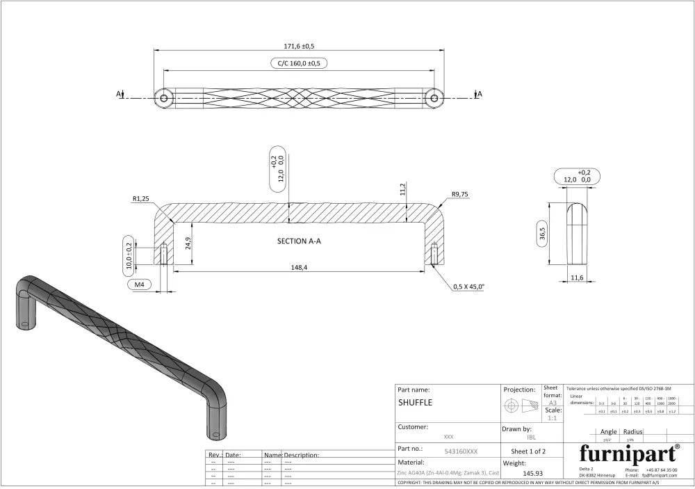 MANER FURNIPART SHUFFLE AURIU