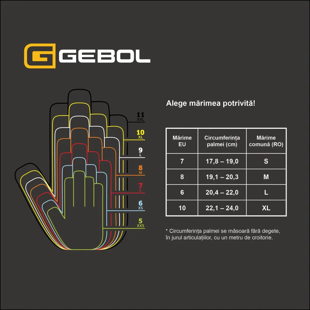 Manusi de protectie "G-BASE GARDEN GRIP" Marimea: 7, GEBOL