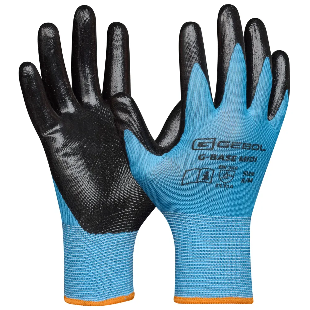 Manusi de protectie "G-BASE MIDI" Marimea: 9, GEBOL