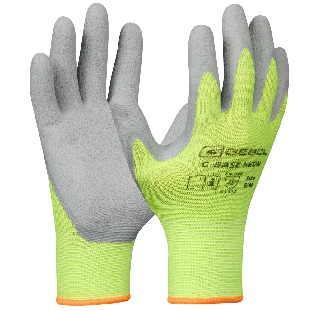Manusi de protectie "G-BASE NEON" Marimea: 8, GEBOL