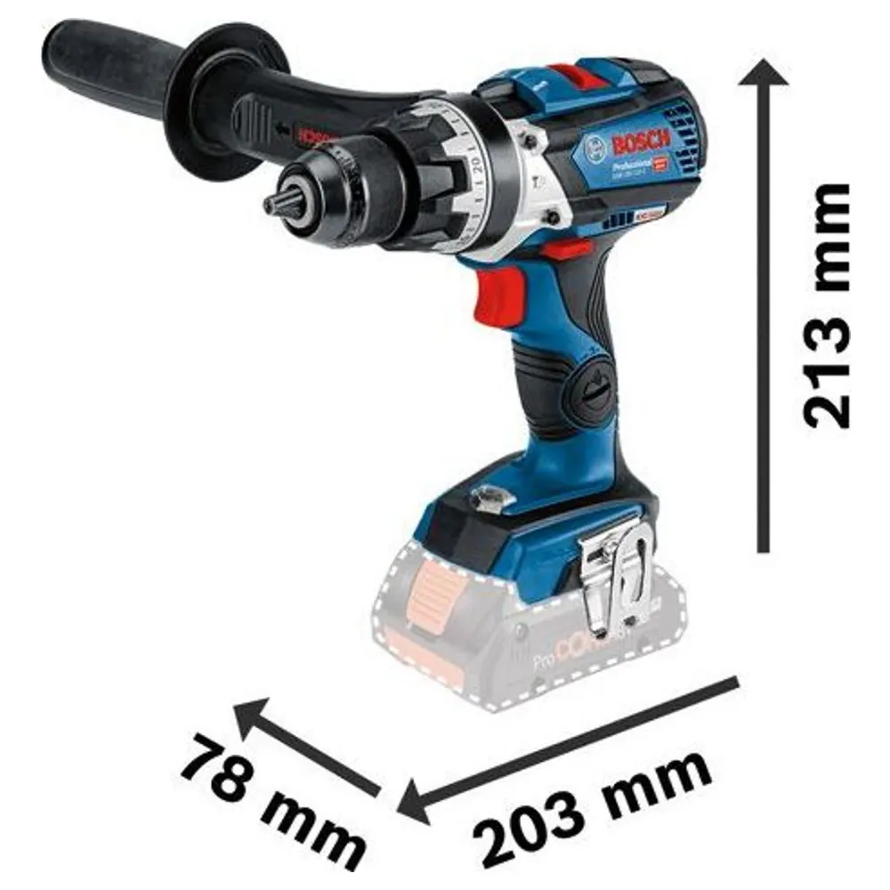 Mașă de găurit Bosch GSB 18V-110 C PRO 18V