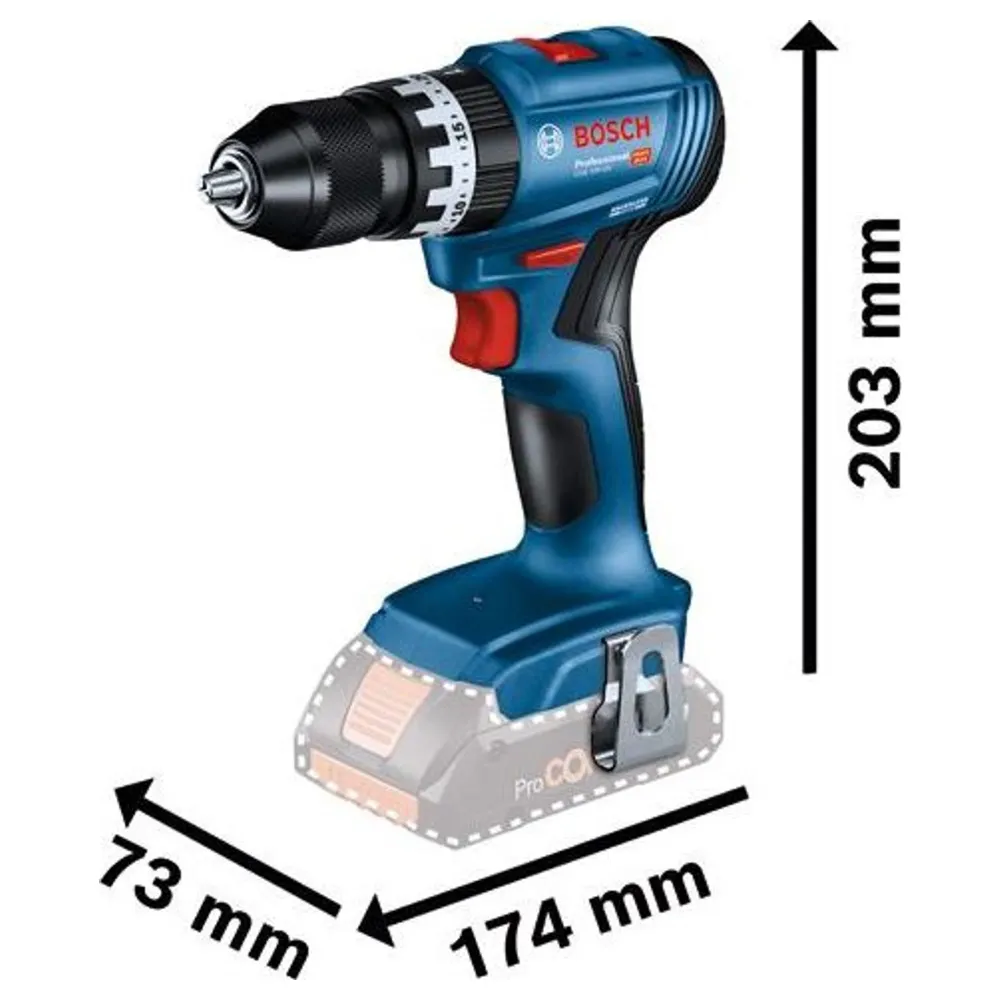 Mașă de găurit Bosch GSB 18V-45 PRO 18V