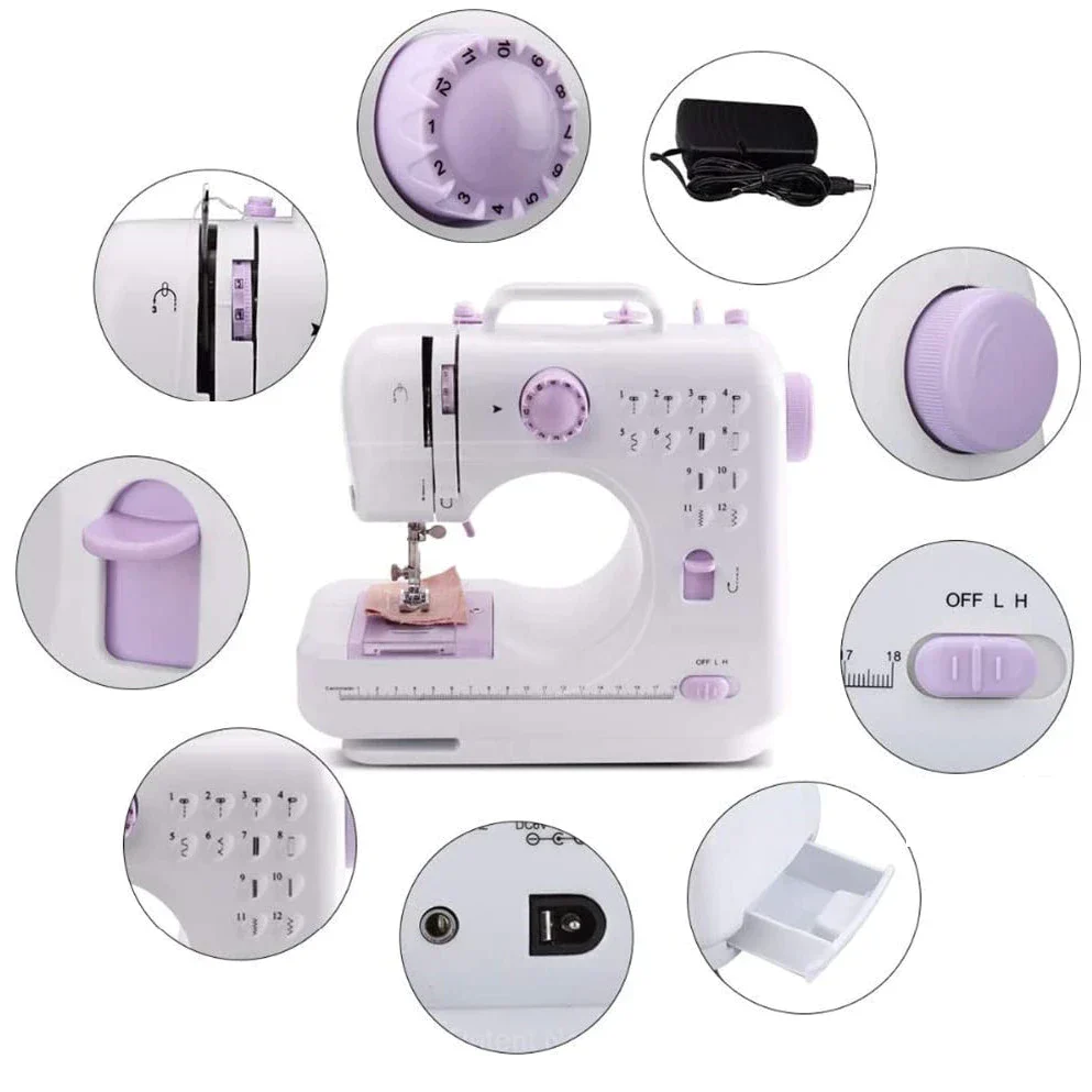 Masina de Cusut Sew Simple K1127, Alb