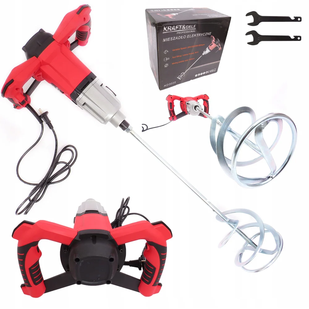 Amestecator mortar Kraft&Dele KD3035, 2800W, 750RPM, 1 Paleta Inclusa