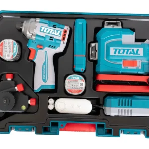 Kit combo TOTAL 16V – masina de insurubat, nivela laser 3D si telemetru laser