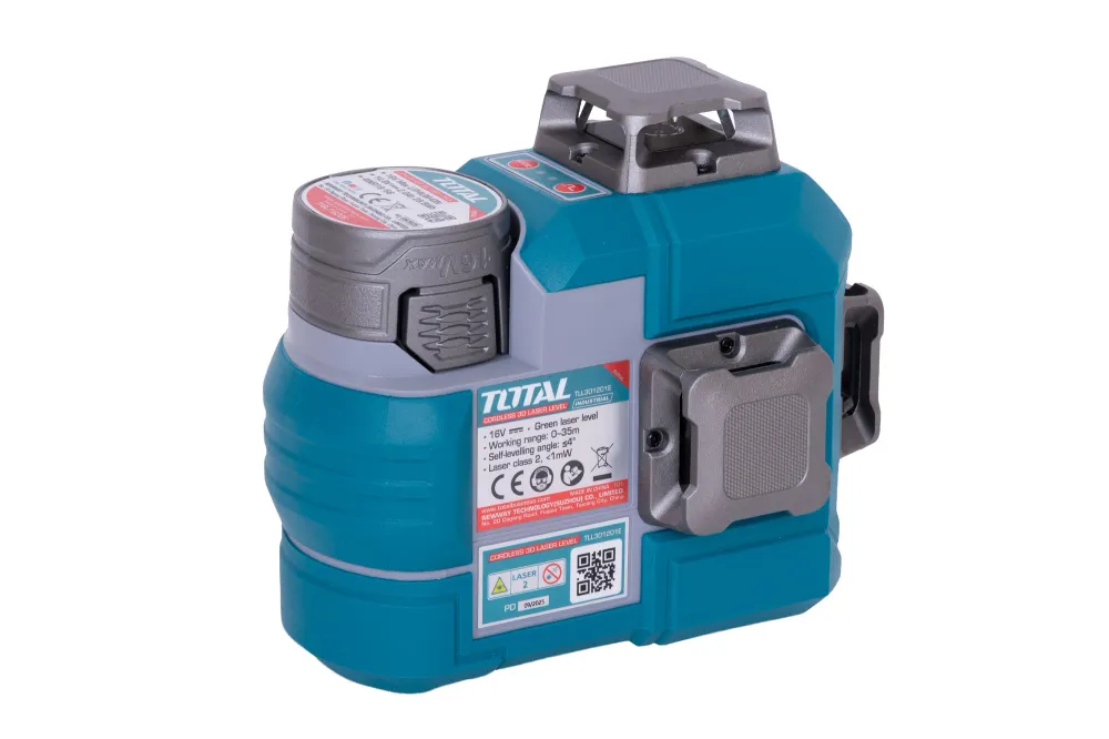 Kit combo TOTAL 16V – masina de insurubat, nivela laser 3D si telemetru laser