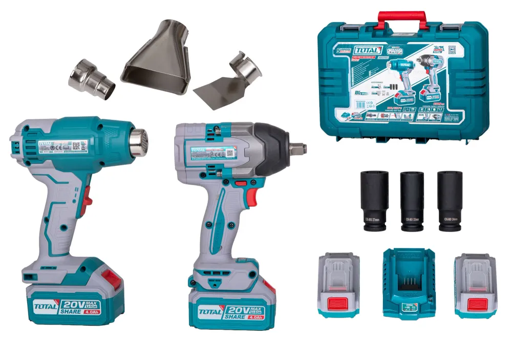 Kit combo TOTAL 20V MASINA DE INSURUBAT, FEON INDUSTRIAL