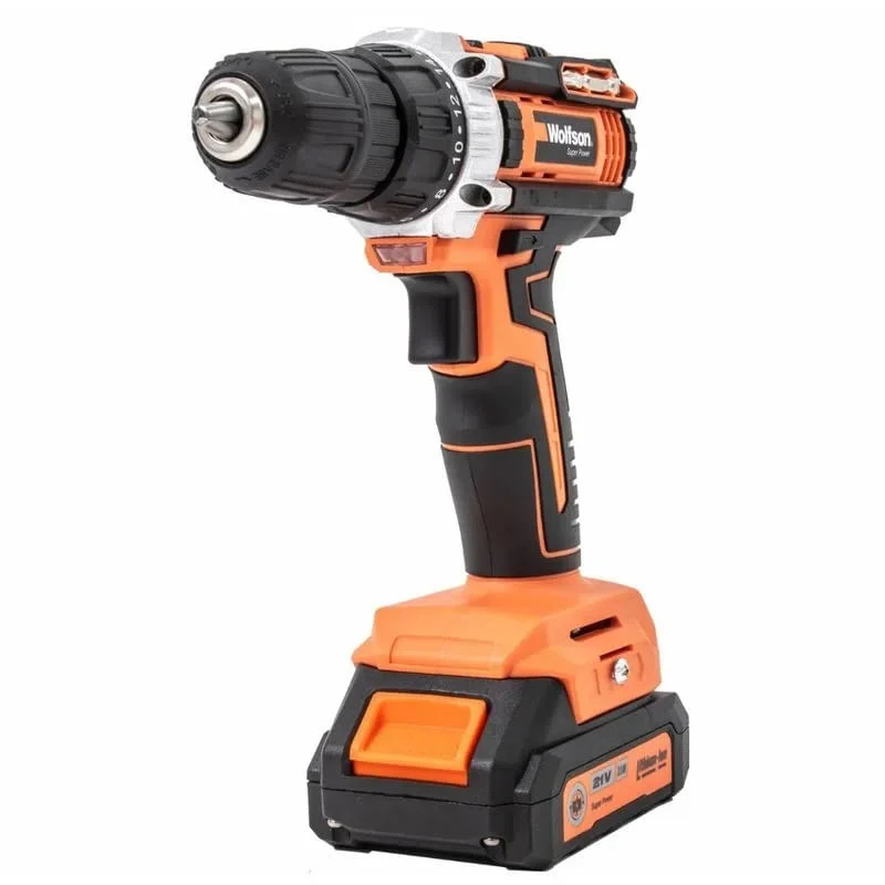 Masina de gaurit cu acumulator Wolfson - 21V, 2.0Ah, 2 acumulatori - RESIGILAT