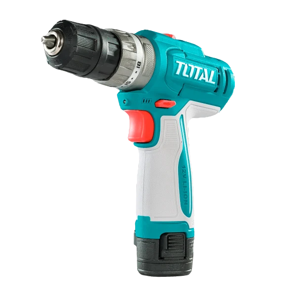 Masina de gaurit cu percutie TOTAL 12V, 20Nm, 2 trepte viteza, baterii 1.5Ah (NU INCLUDE INCARCATOR)