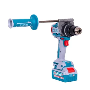 Masina de gaurit cu percutie TOTAL 20 V, 5.0 Ah, 166 Nm (INCLUDE 1 INCARCTOR SI 2 ACUMULATORI)