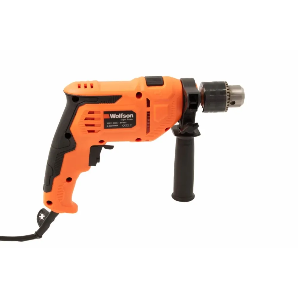 Masina de gaurit cu percutie Wolfson - 650W, 3000rpm