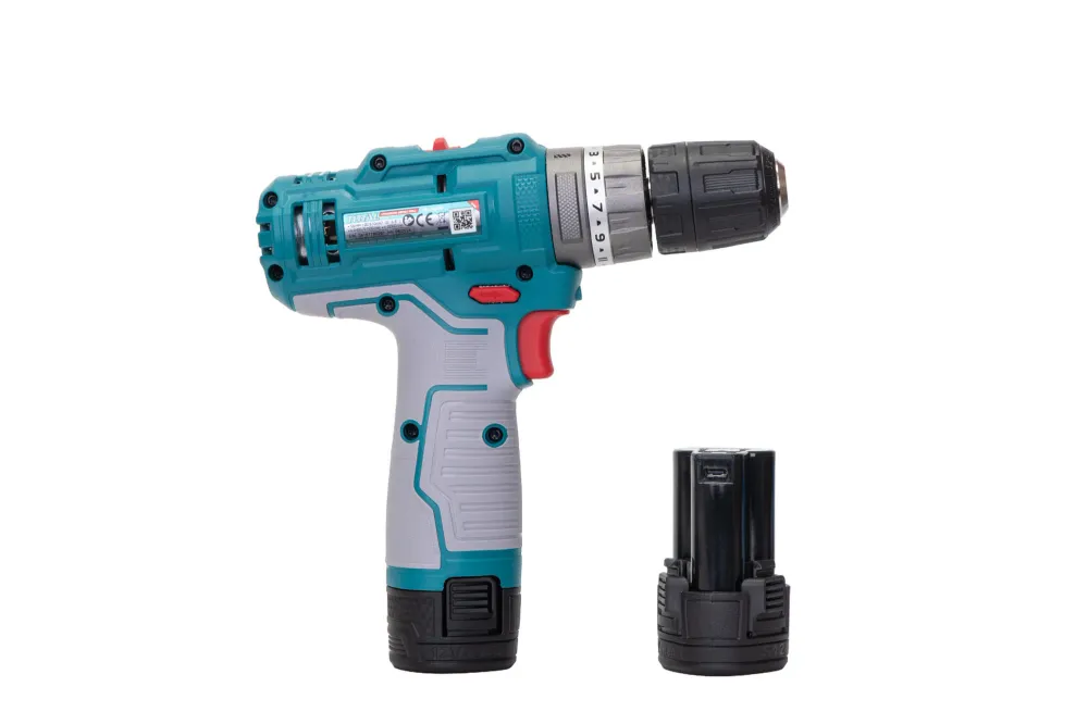 Masina de gaurit TOTAL cu percutie 12V-1.5Ah NU INCLUDE INCARCATOR