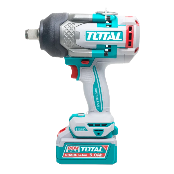 Masina de insurubat cu impact TOTAL 20V, 3/4", 1350 Nm, fara acumulator si incarcator