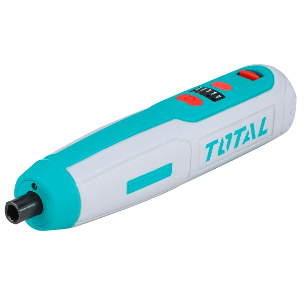 Surubelnita electrica TOTAL 4V, 1/4" HEX, 5 Nm, USB-C, set 42 biti inclusi