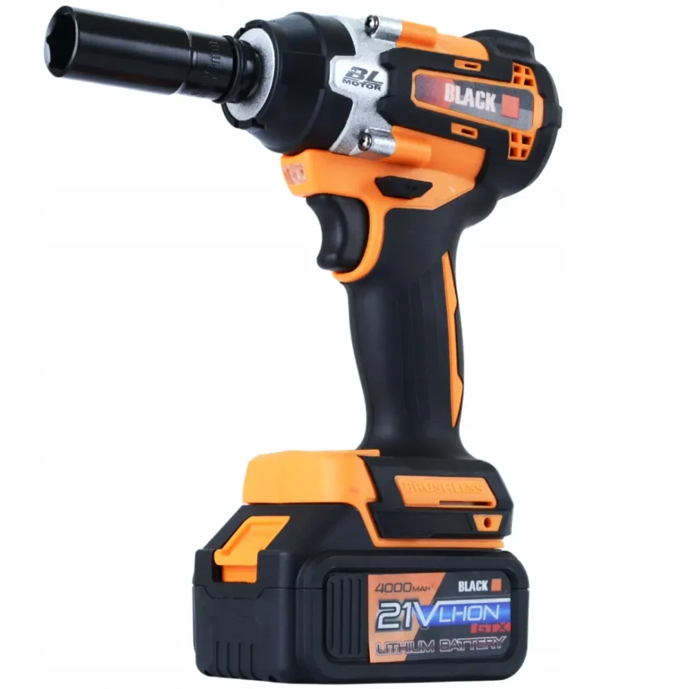 Masina de insurubat cu impact fara perii cu 2 acumulatori, PORTONERO BL 12031, 21V, 500Nm