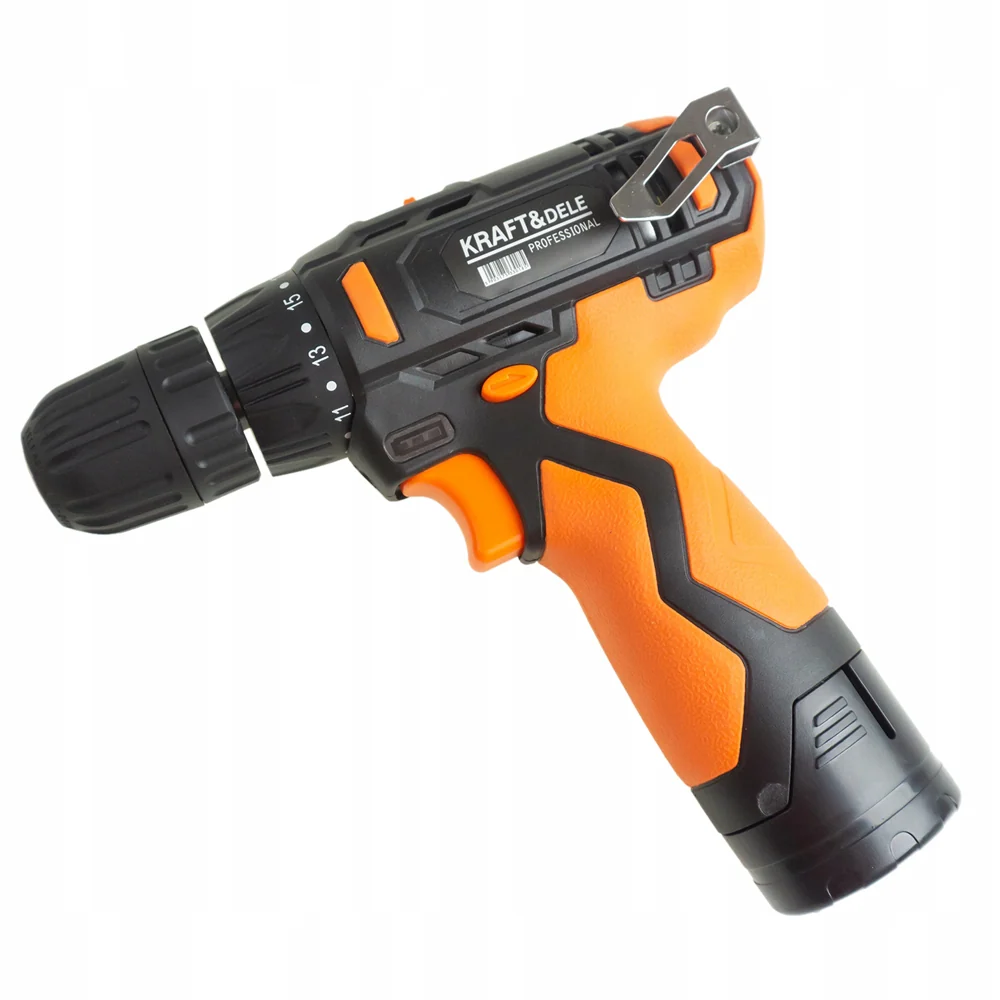 Surubelnita electrica cu 2 acumulatori Kraft&Dele KD1670, 12 V, accesorii incluse
