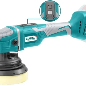 Polizor pentru polisat Total, 20V - 125mm, reglaj electronic al turatieiNU INCLUDE ACUMULATORI