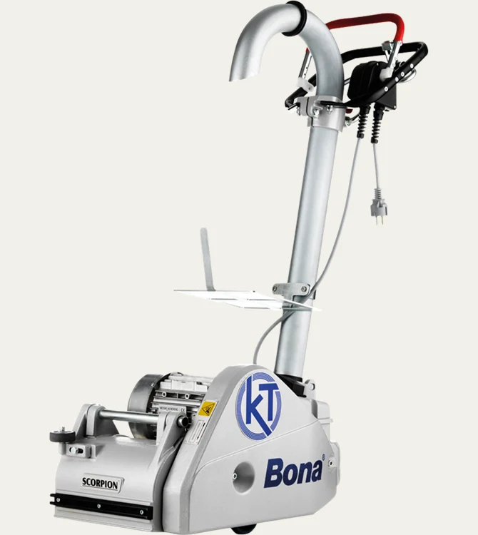 Mașă de șlefuit cu tambur Bona SCORPION 200x480mm 1.5kw cu manevrare simplă
