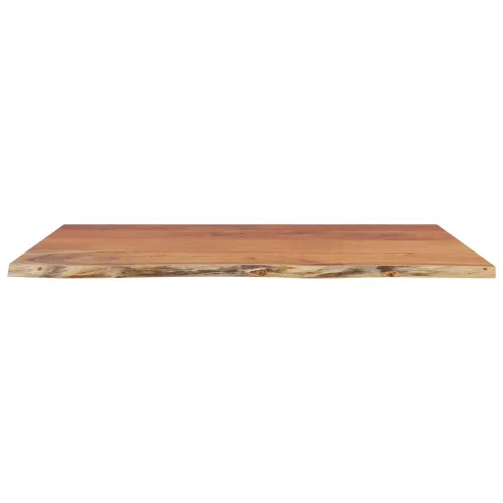 Blat de baie, 100x60x2,5 cm, dreptunghiular, lemn masiv acacia