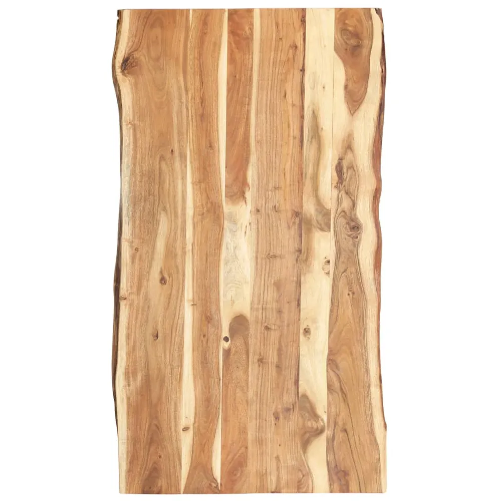 Blat de masă, 118x(50-60)x3,8 cm, lemn masiv de acacia