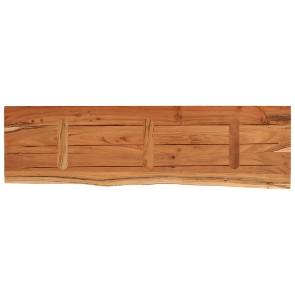 Blat masă 140x40x2,5 cm dreptunghiular lemn acacia margine vie