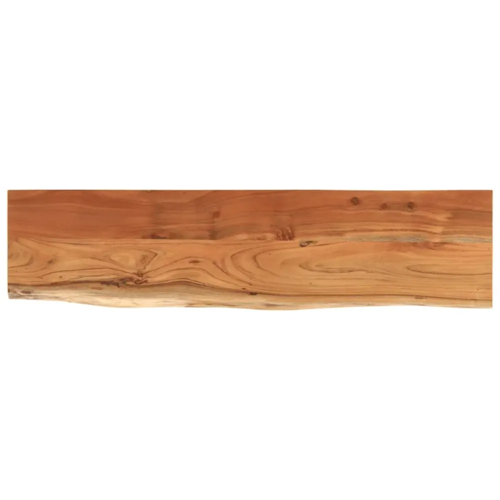 Blat masă 160x40x2,5 cm dreptunghiular lemn acacia margine vie