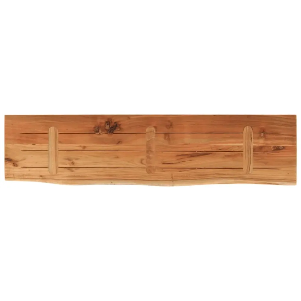 Blat masă 160x40x2,5 cm dreptunghiular lemn acacia margine vie