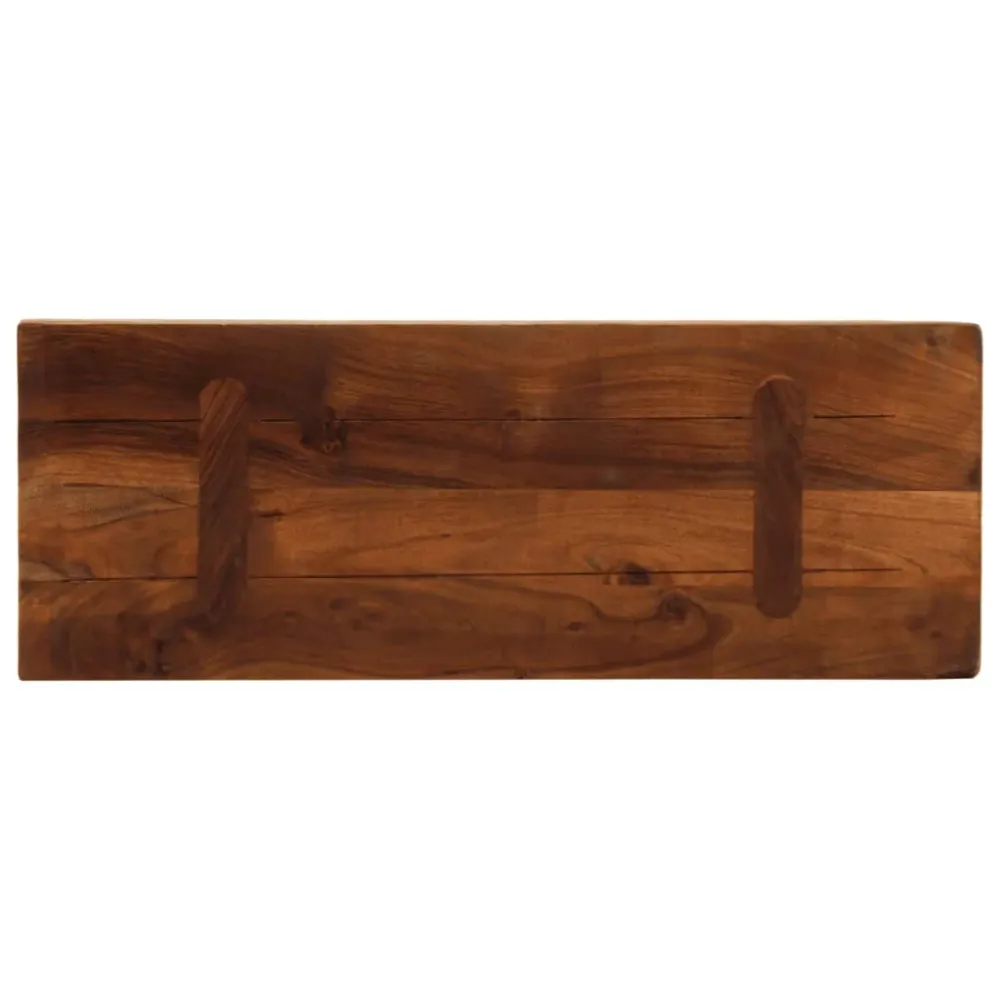 Blat de masă, 70x30x2,5 cm, dreptunghiular, lemn masiv reciclat