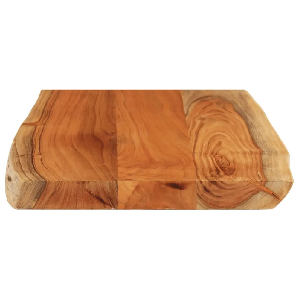 Blat masă 70x40x3,8 cm dreptunghiular lemn acacia margine vie