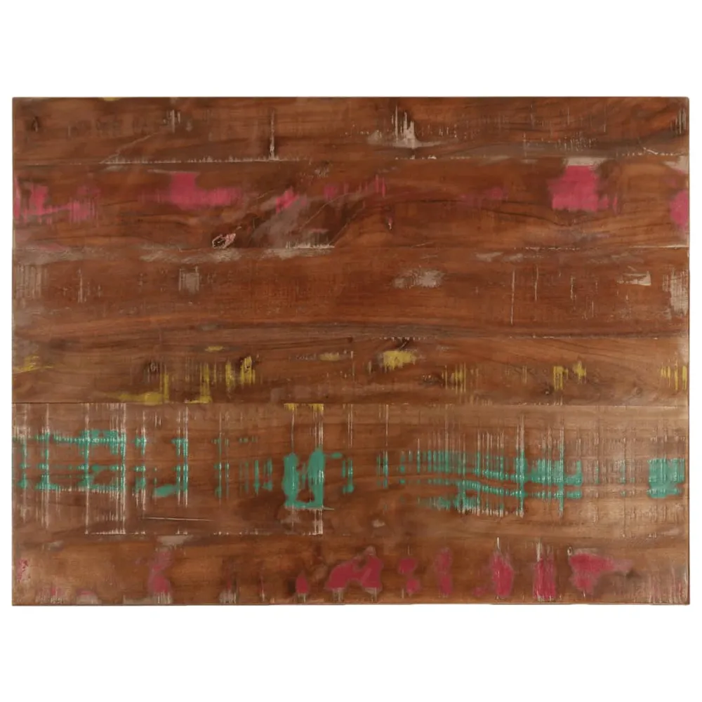 Blat de masă, 90x70x1,5 cm, dreptunghiular, lemn masiv reciclat