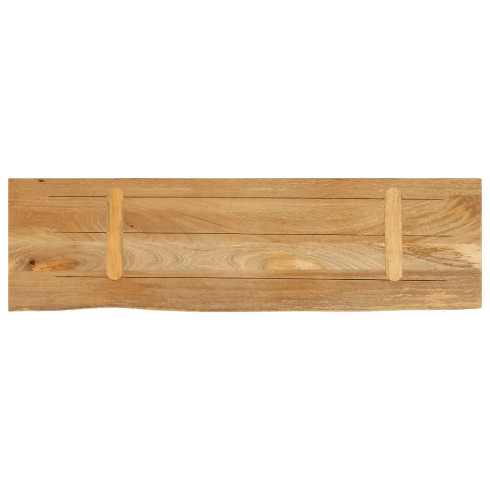 Blat de masă contur organic 100x40x3,8 cm lemn masiv de mango