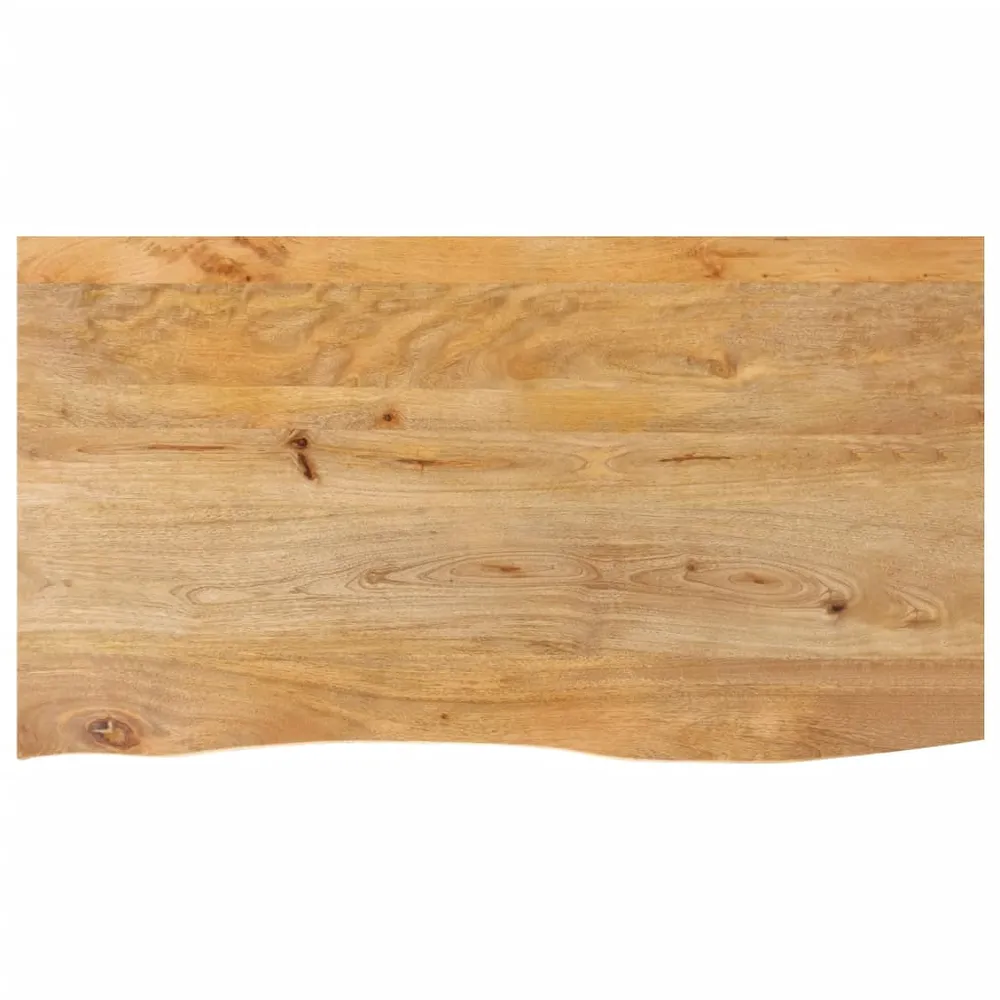 Blat de masă contur organic 100x60x2,5 cm lemn masiv de mango